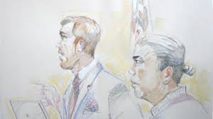 Court sketch: Larry at defense table