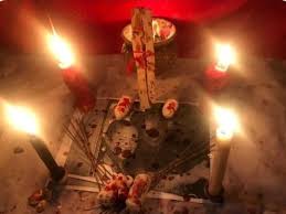 Spell-caster candle ritual — evidence photo